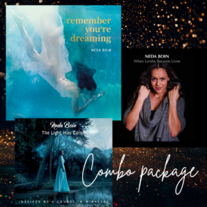SIGNED Combo package of all of my 3 CD's + Book + FREE Digital Download of Remember You're Dreaming!